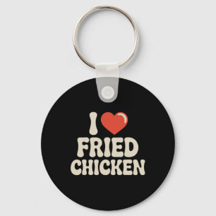 Porte-clés Meilleur Art de Poulet Frit Pour Hommes Femmes Enf