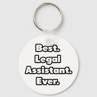 Porte-clés Meilleur. Assistant juridique. Jamais.