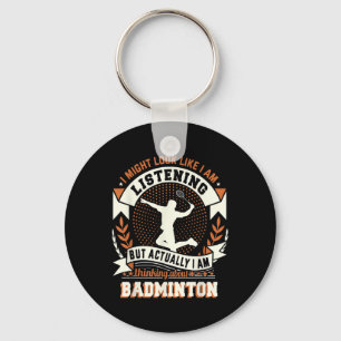 Porte-clés Meilleur Badminton Lover Badminton Entraîneur Smas