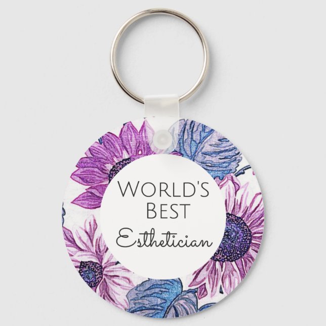 Porte-clés Meilleur cadeau Esthétique du monde 5 (Recto)