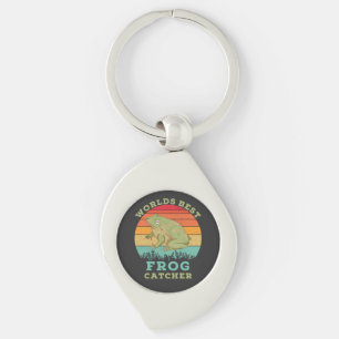 Porte-clés Meilleur Capteur De Grenouilles, Louveur De Grenou
