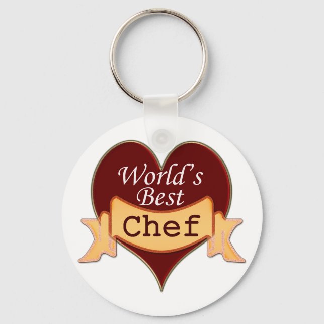 Porte-clés Meilleur Chef du monde (Recto)