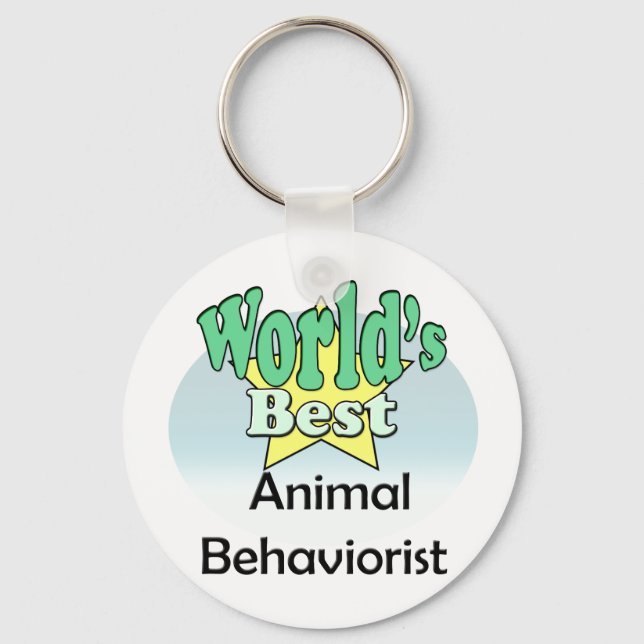 Porte-clés Meilleur Comportement animal du monde (Recto)