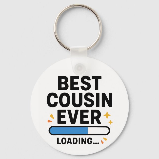 Porte-clés Meilleur Cousin Ever Chargement  (Recto)