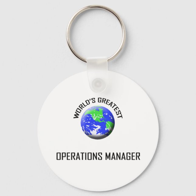 Porte-clés Meilleur Directeur des opérations du monde (Recto)