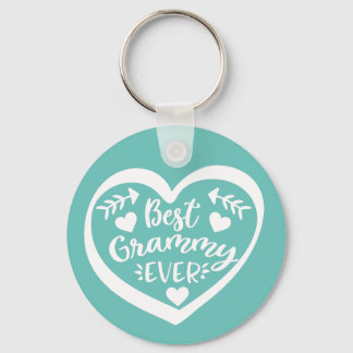 Porte-clés Meilleur Grammy jamais Coeur Design
