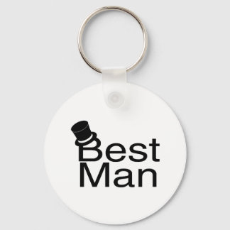 Porte-clés Meilleur homme Top Hat