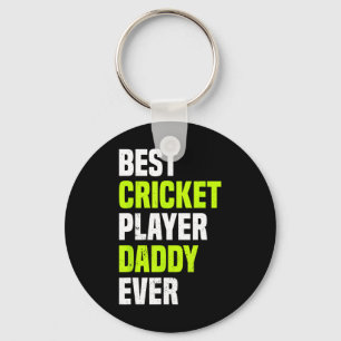 Porte-clés Meilleur joueur de cricket Papa Ever - Papa de cri