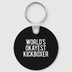 Porte-clés Meilleur Kickboxeur du Monde Entraînement de Kickb