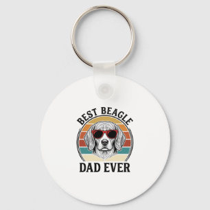 Porte-clés Meilleur papa Beagle de tous les temps Design de t