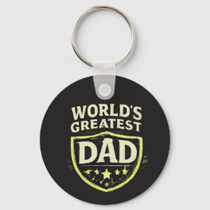 Porte-clés Meilleur Papa de la Terre Fête des Pères