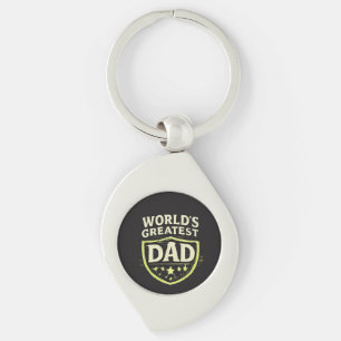 Porte-clés Meilleur Papa de la Terre Fête des Pères