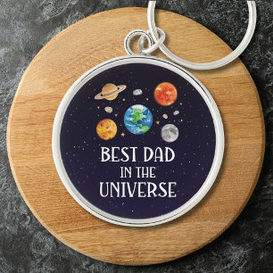 Porte-clés Meilleur Papa de l'Univers Citation Drôle Fête des