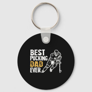 Porte-clés Meilleur papa de puck de tous les temps Entraîneur