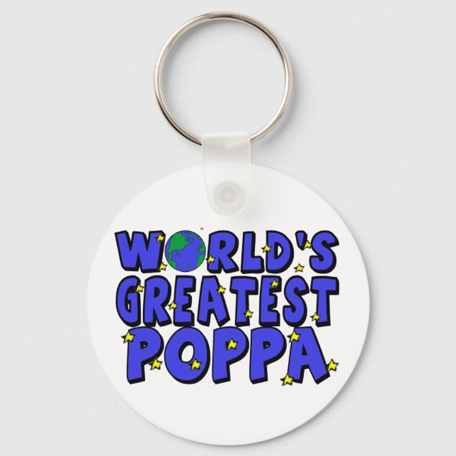 Porte-clés Meilleur Papa du Monde (Recto)