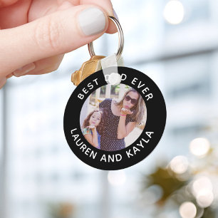 Porte-clés Meilleur papa jamais   Cool photo minimaliste mode