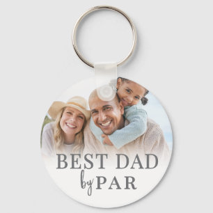 Porte-clés Meilleur Papa Par Photo
