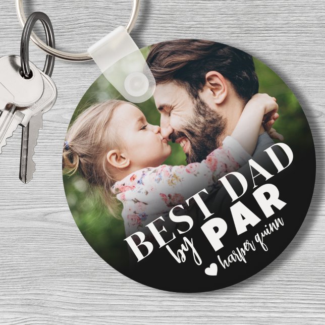 Porte-clés Meilleur papa par photo (Best Dad By Par Photo keychain)