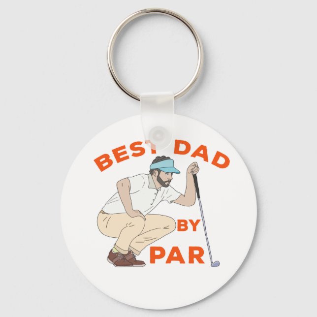 Porte-clés Meilleur papa par rapport (Recto)