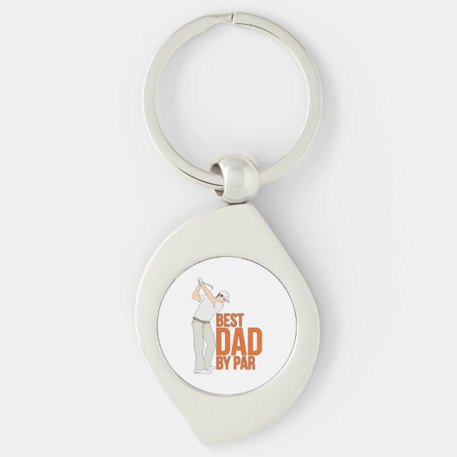 Porte-clés Meilleur papa par rapport (Devant)