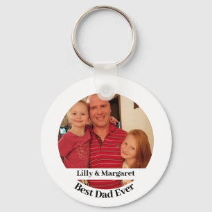 Porte-clés Meilleur papa photo Porte - clé