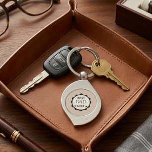 Porte-clés Meilleur papa toujours Fête des pères Idée cadeau