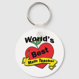Porte-clés Meilleur professeur de mathématiques au monde
