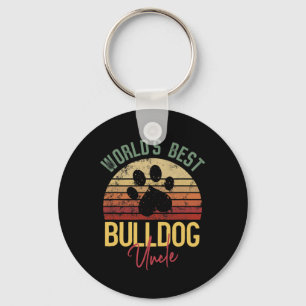 Porte-clés Meilleur propriétaire de chien de garde de Bulldog