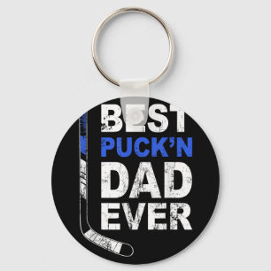 Porte-clés Meilleur Puckn Papa Jamais Chemise Hommes Hockey D