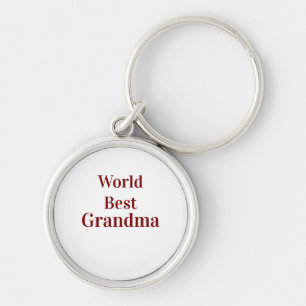 Porte-clés Meilleure grand-mère du monde grands-parents grand
