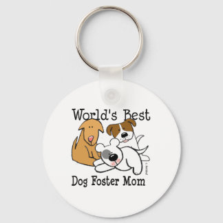 Porte-clés Meilleure maman de chien de Foster du monde