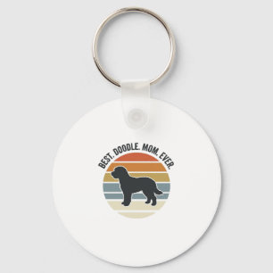 Porte-clés Meilleure maman Doodle de tous les temps Design vi