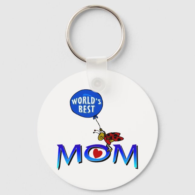 Porte-clés Meilleure maman du monde (Recto)