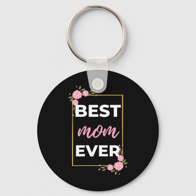 Porte-clés Meilleure maman jamais (Recto)