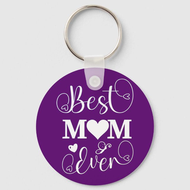Porte-clés Meilleure maman jamais Porte - clé (Recto)