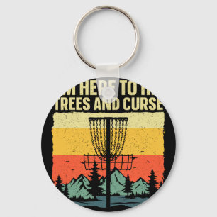 Porte-clés Meilleure œuvre d'art de golf à disque pour hommes