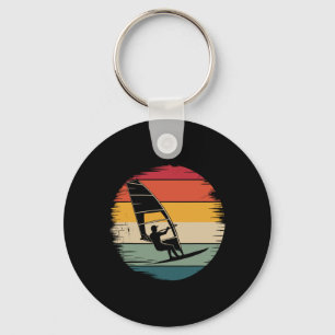 Porte-clés Meilleure œuvre d'art de windsurf pour hommes femm
