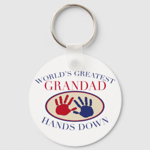 Porte-clés Meilleures mains de grand-père