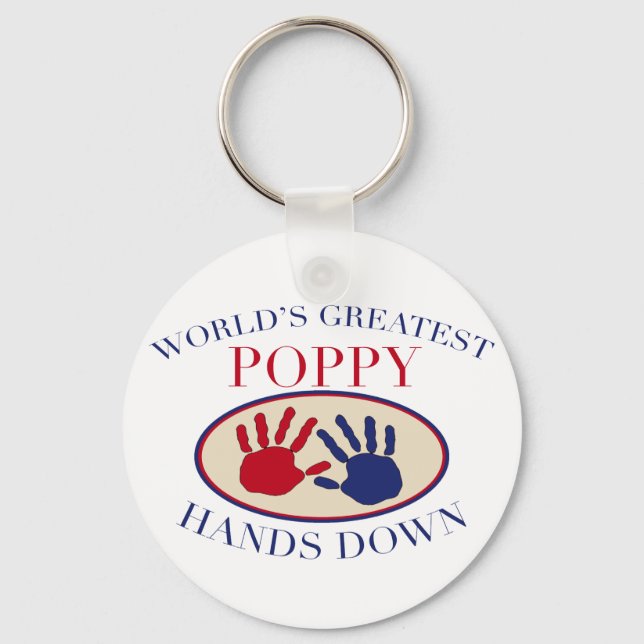 Porte-clés Meilleures mains de Poppy (Recto)