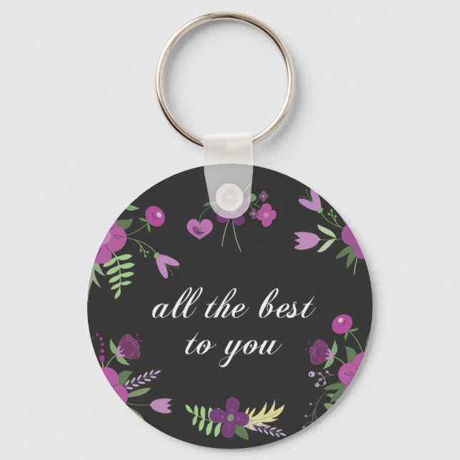 Porte-clés Meilleurs souhaits (Recto)