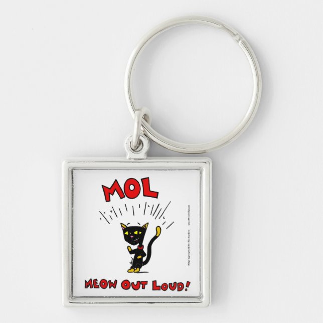 Porte-clés Mel "MOL : MEOW OUD LOUD" Porte - clé (Devant)