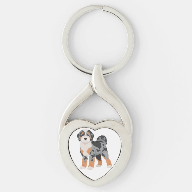 Porte-clés Mélange de chien Cockapoo (Devant)