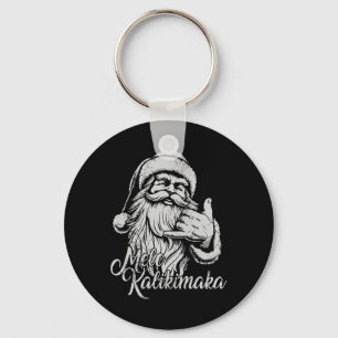 Porte-clés Mele Kalikimaka Père Noël Noël Hawaïen Hawa