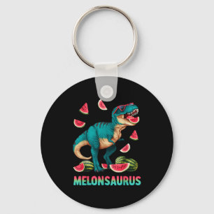 Porte-clés Melonsaurus pastèque dinosaure t rex été drôle