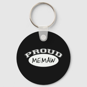 Porte-clés Memaw fier (blanc)