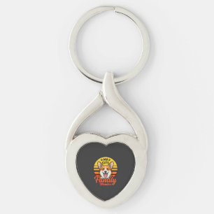 Porte-clés Membre de la famille Corgi mignon amateur de chien