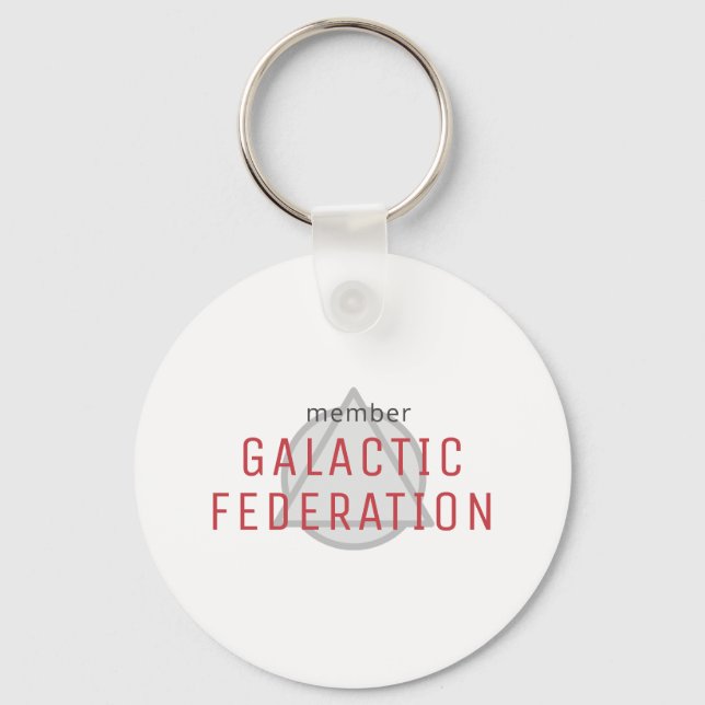 Porte-clés Membre de la Fédération Galactique  (Recto)