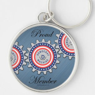 Porte-clés Membre de la machine démocrate fière
