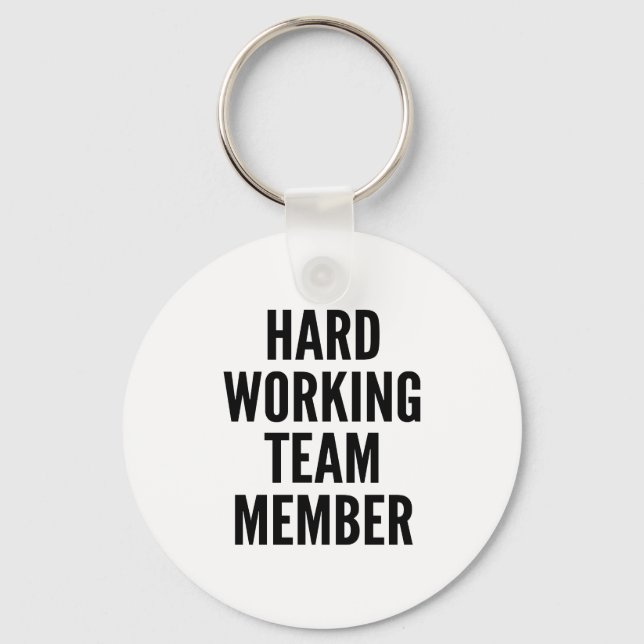 Porte-clés Membre de l'équipe de travail (Recto)