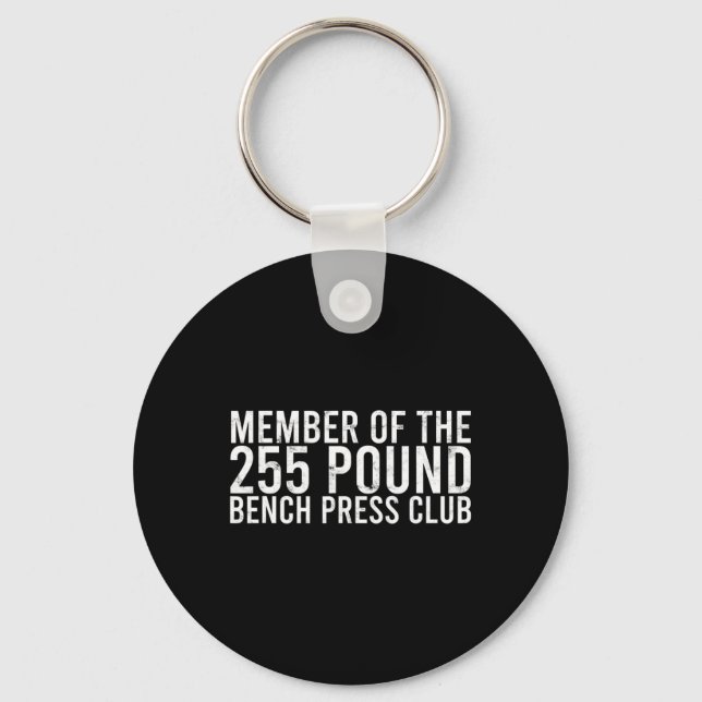 Porte-clés Membre Du Club De Presse De 225 Pound Bench - Gym  (Recto)